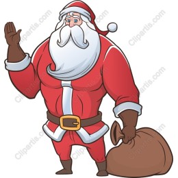 Cheerful Santa Claus