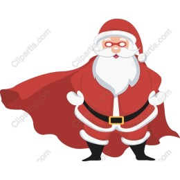 Superhero Santa Claus