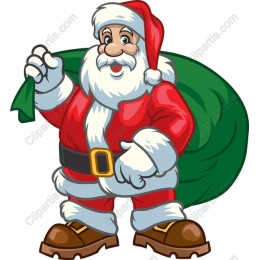 Cheerful Santa Claus