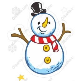 Cheerful Snowman