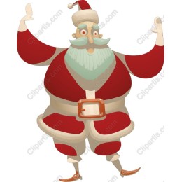 Whimsical Santa Claus