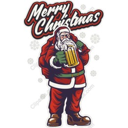 Jolly Santa Claus Merry Christmas