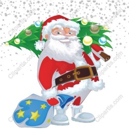 Cheerful Santa Claus