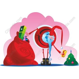 Whimsical Santa Claus