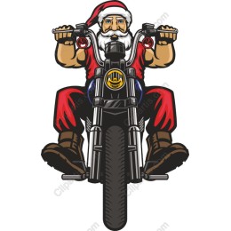 Santa Biker