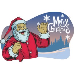 Joyful Santa Claus