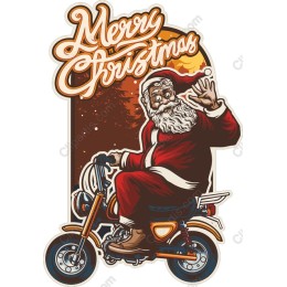 Merry Christmas Santa Claus Scooter