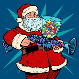 Santa Candy Cannon