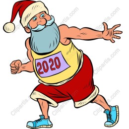 Sporty Santa Claus 2020
