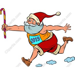Cheerful Santa Claus - Holiday 2019