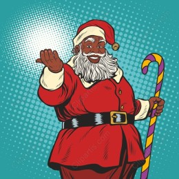 Cheerful Santa Claus