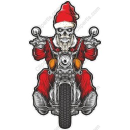 Biker Santa Skull