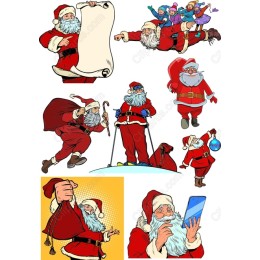 Santa's Festive Clipart Bundle