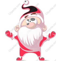 Whimsical Santa Claus
