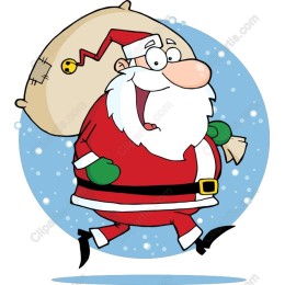 Cheerful Santa Claus