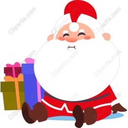 Cheerful Santa Claus