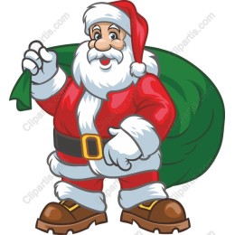 Vibrant Santa Claus