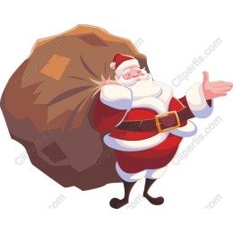 Santa Claus with Gift Sack