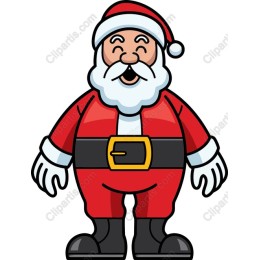 Cheerful Santa Claus