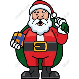 Cheerful Santa Claus