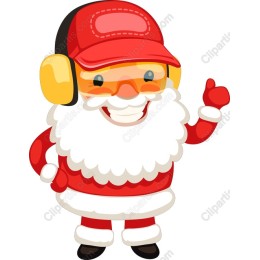 Cheerful Santa Claus