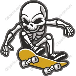 Skeleton Skateboarder