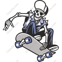 Skeleton Skateboarder