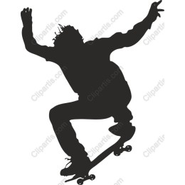 Skateboarder in Action