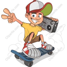 Dynamic Skateboarder