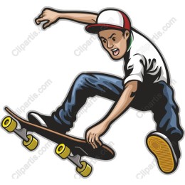 High-Energy Skateboarder