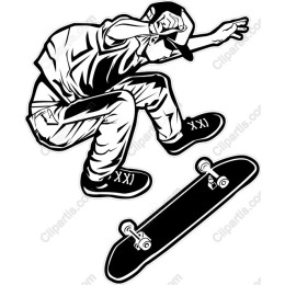 Dynamic Skateboarder