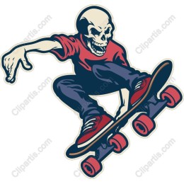 Skull Skateboarder