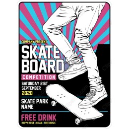 Vibrant Skateboarding Competition