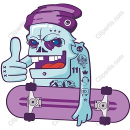 Funky Ghost Skateboard