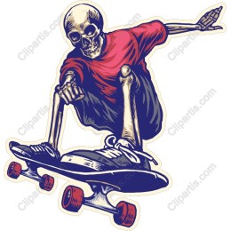 Skeleton Skateboarder
