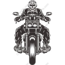 Skull Biker Motorcycle
