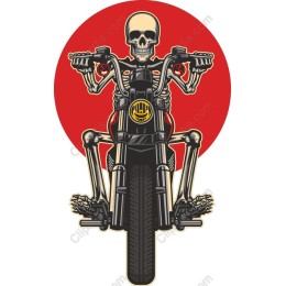 Skeleton Biker