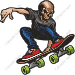 Skeleton Skateboarder