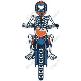 Skeleton Rider Motorcycle