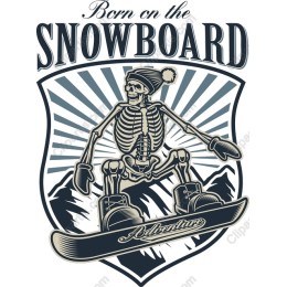 Born on the Snowboard - Skeleton Snowboarding