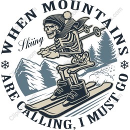 Skiing Skeleton Adventure