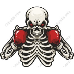 Fierce Boxing Skeleton