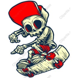 Skeleton Skateboarding