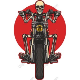 Skeleton Biker
