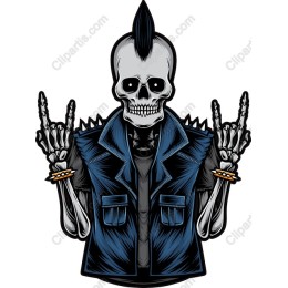 Punk Rock Skeleton