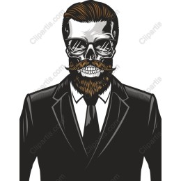 Stylish Skull in Suit