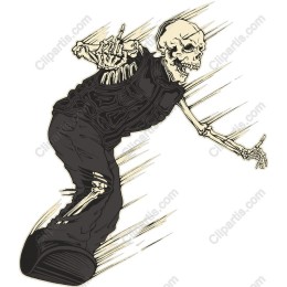 Skeleton Skateboarder