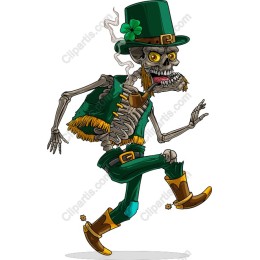 Lively Leprechaun Skeleton