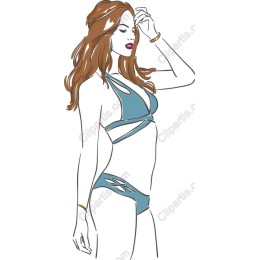 Chic Bikini Woman