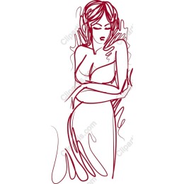 Elegant Stylized Woman